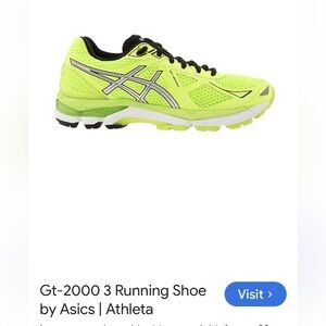 Asics GT-2000 3 Womens Size 9 Flash Yellow/Silver/Blk Superb Clean Condition!